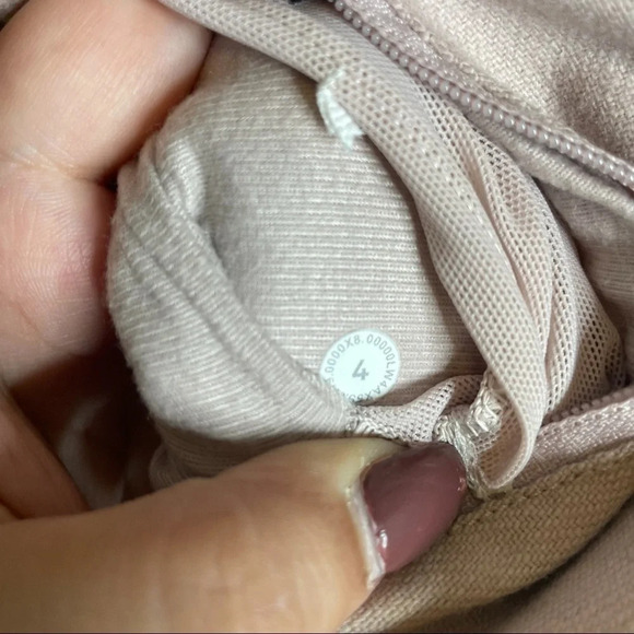 Lululemon Roam Far Wool Bomber Jacket Porcelain Pink - Picture 10 of 15